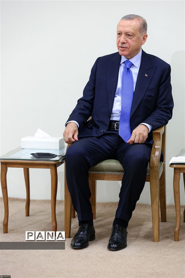 دیدار رئیس جمهوری ترکیه با رهبر معظم انقلاب