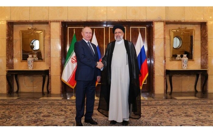 دیدار آیت‌الله رئیسی با رئیس‌جمهوری روسیه