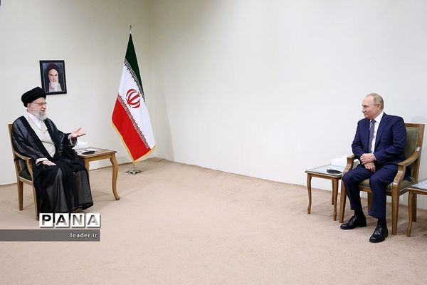 دیدار رئیس‌جمهوری روسیه با رهبر انقلاب اسلامی