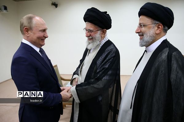 دیدار رئیس‌جمهوری روسیه با رهبر انقلاب اسلامی