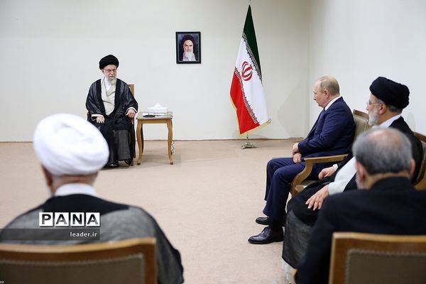 دیدار رئیس‌جمهوری روسیه با رهبر انقلاب اسلامی