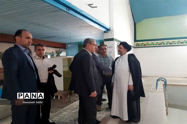بازدید از کانون رضوان و استخر کاسپین شهرستان محمودآباد
