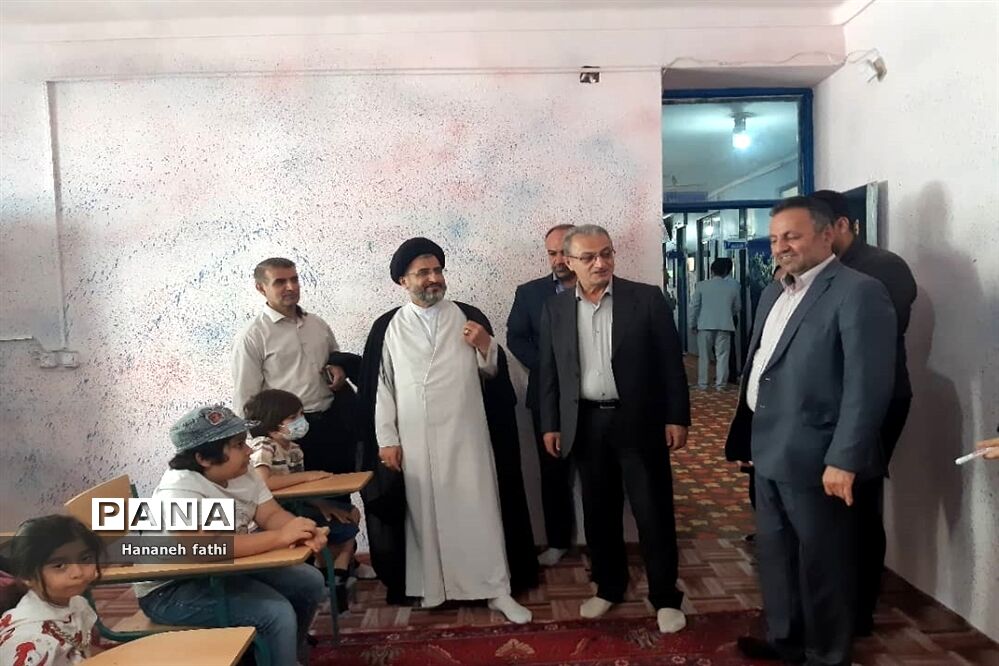 بازدید از کانون رضوان و استخر کاسپین شهرستان محمودآباد