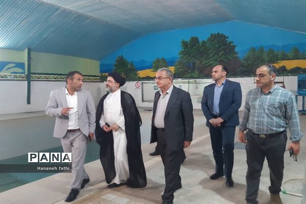 بازدید از کانون رضوان و استخر کاسپین شهرستان محمودآباد