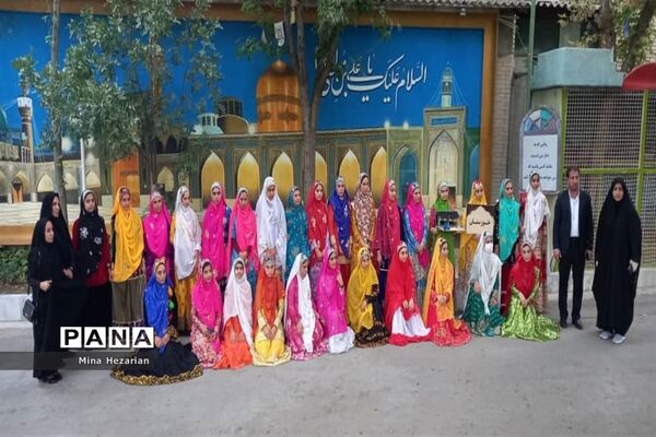 حضور دانش‌آموزان دختر عشایر خوزستان در اردوی دانش‌آموزان عشایر کشور