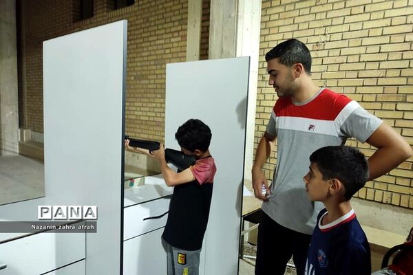 برگزاری مسابقات تیراندازی جام مرصاد بسیج دانش‌آموزی رودهن