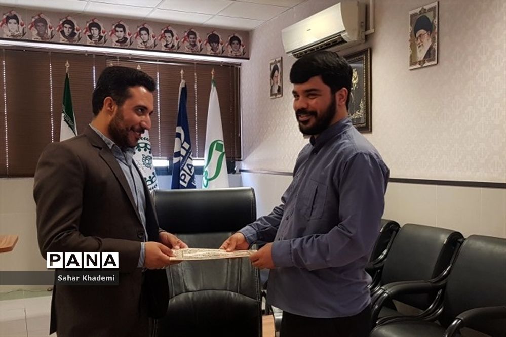 تکریم و معارفه سرپرست معاونت اداری مالی سازمان دانش‌آموزی فارس