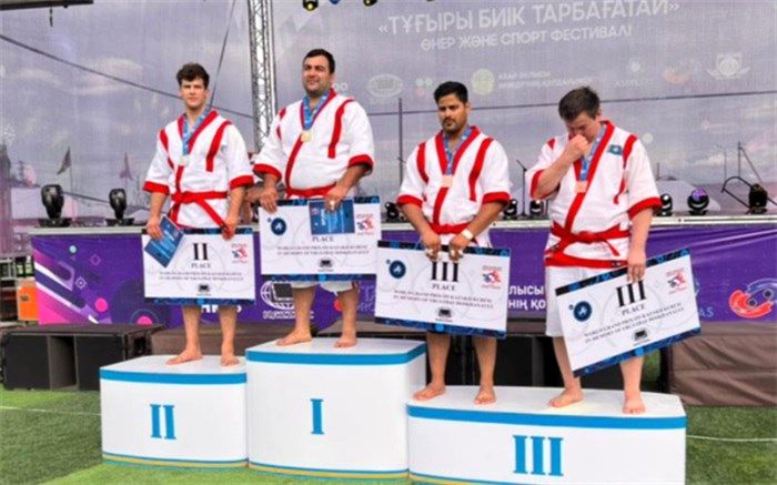 کسب مدال برنز ایران در مسابقات کشتی قزاق کورسی
