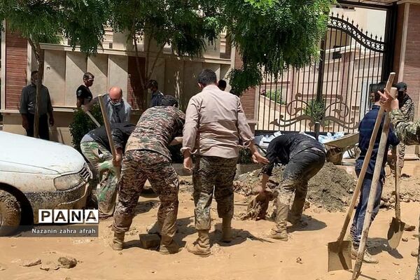 بازدید میدانی مسئولان شهرستان دماوند از روستاهای سیل‌زده رودهن
