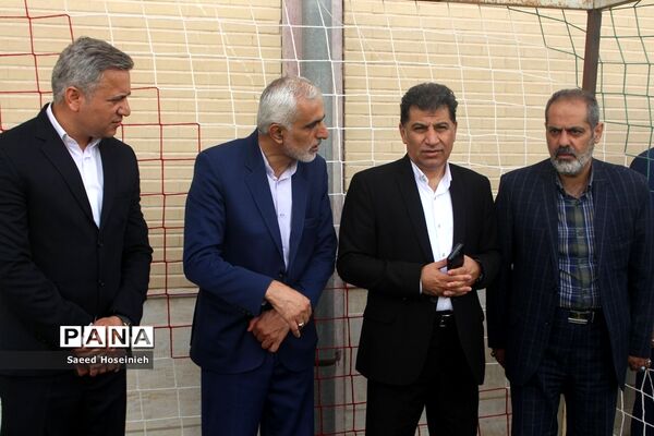 آیین بهره‌برداری از زمین ساحلی آموزشگاه محمدی کاشانی قم