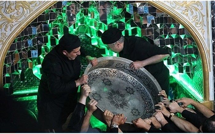 آغاز آیین تشت گذاری ماه محرم در اردبیل