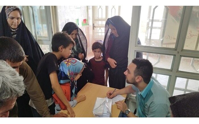 حضور گروه پزشکان جهادی شهید کاظمی آشتیانی در جعفرآباد قم