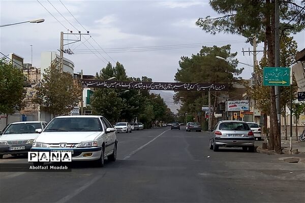 سیاه‌پوش شدن خیابان‌های خلیل‌آباد در ماه محرم