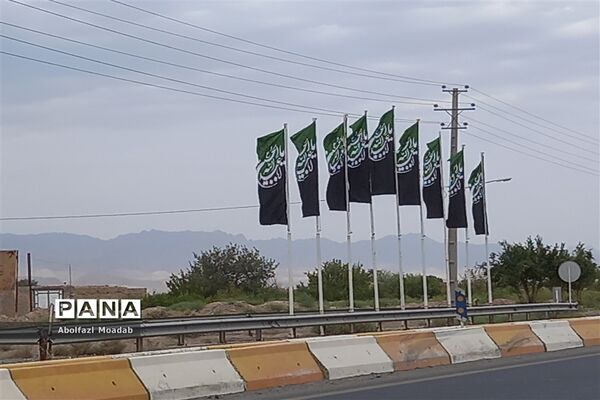 سیاه‌پوش شدن خیابان‌های خلیل‌آباد در ماه محرم