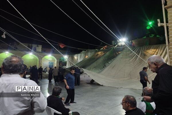آیین سیاهپوشان مسجد تاریخی چهل اختران قم
