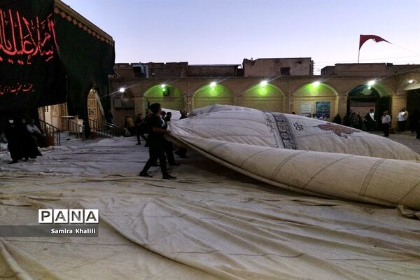 آیین سیاهپوشان مسجد تاریخی چهل اختران قم
