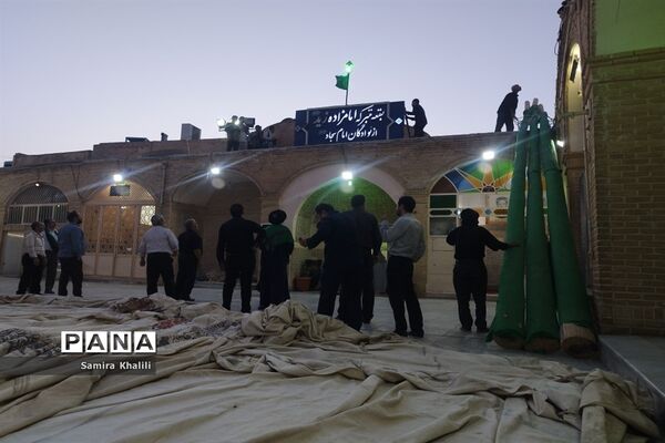 آیین سیاهپوشان مسجد تاریخی چهل اختران قم