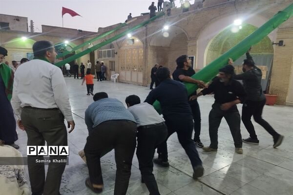 آیین سیاهپوشان مسجد تاریخی چهل اختران قم