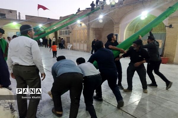 آیین سیاهپوشان مسجد تاریخی چهل اختران قم