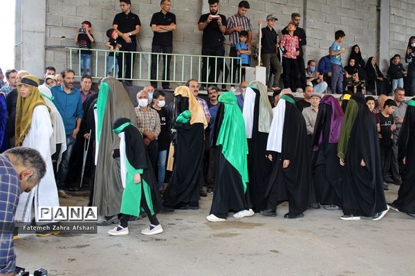 مراسم سنتی سیاه‌پوشان در حسینیه عمرانکو سمنان