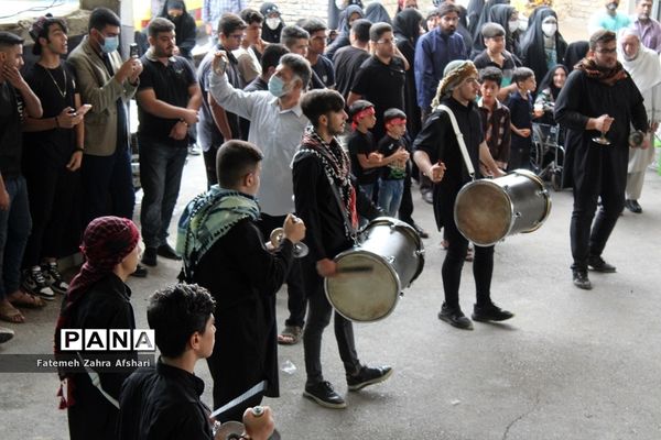 مراسم سنتی سیاه‌پوشان در حسینیه عمرانکو سمنان