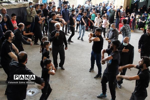 مراسم سنتی سیاه‌پوشان در حسینیه عمرانکو سمنان