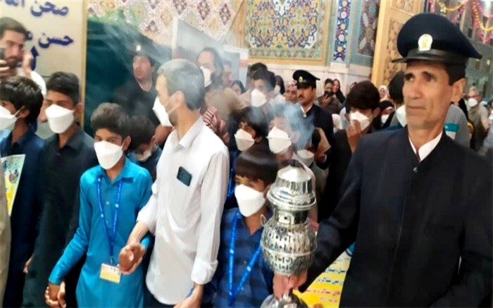 زائر اولی‌های روستاهای کپرنشین بشاگرد به مشهد اعزام شدند