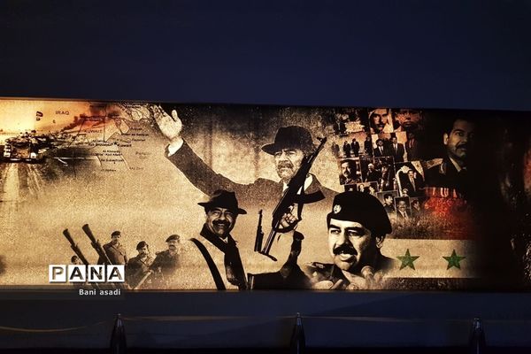 بازدید دانش‌آموزان دختر منطقه ۱۳  از موزه ملی دفاع مقدس