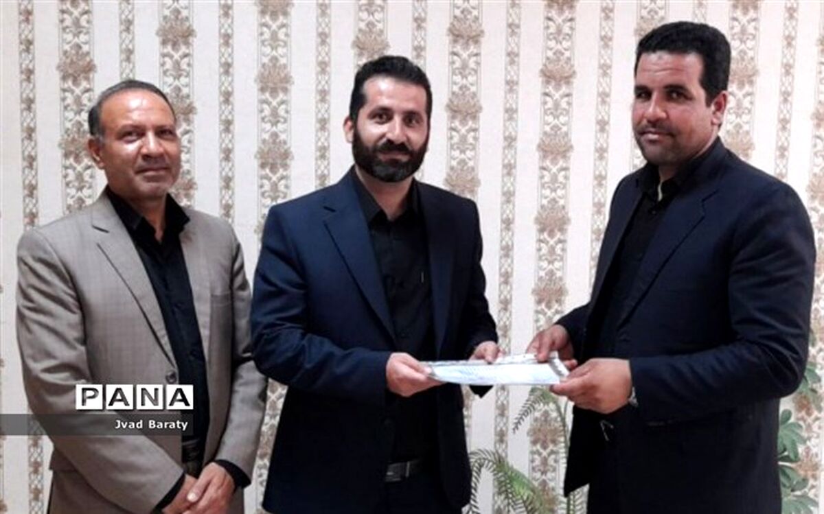 مشاور جوان مدیریت آموزش وپرورش خلیل آباد منصوب شد