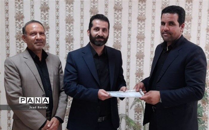 مشاور جوان مدیریت آموزش وپرورش خلیل آباد منصوب شد