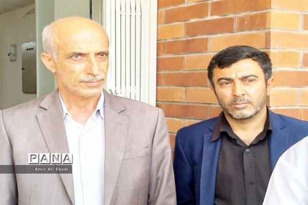 بازدید بخشدار میاندورود از پروژه دبستان شهید برزگر بادله
