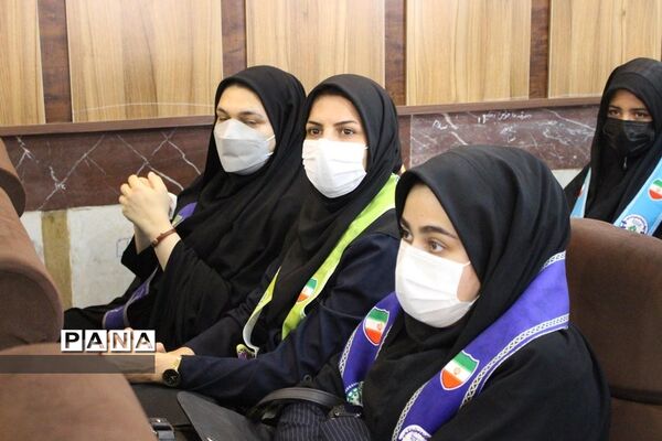 بازدید مسئولان سازمان دانش‌آموزی استان فارس از روند برگزاری همایش دختران بانوی بهشت