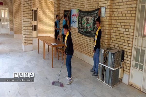 پیشتازی پیشتازان شادگانی در ایستگاه‌های صلواتی محرم الحرام