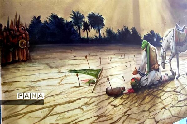 برگزاری سوگواره هنری محرم در قالب نقاشی در شهرستان نور