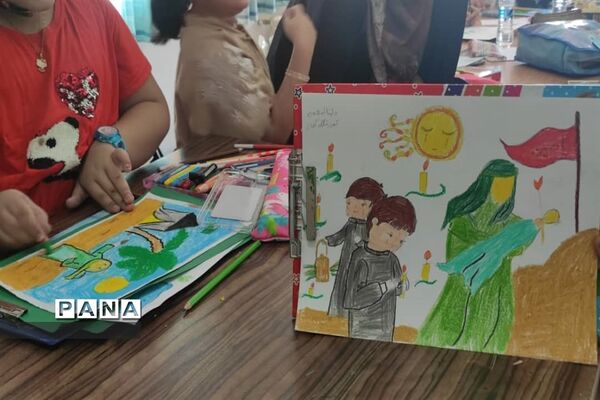 برگزاری سوگواره هنری محرم در قالب نقاشی در شهرستان نور