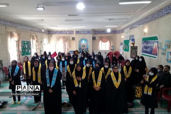 برگزاری همایش دختران بانوی بهشت ویژه دانش‌آموزان عضو سازمان دانش‌آموزی درشهرستان نی‌ریز
