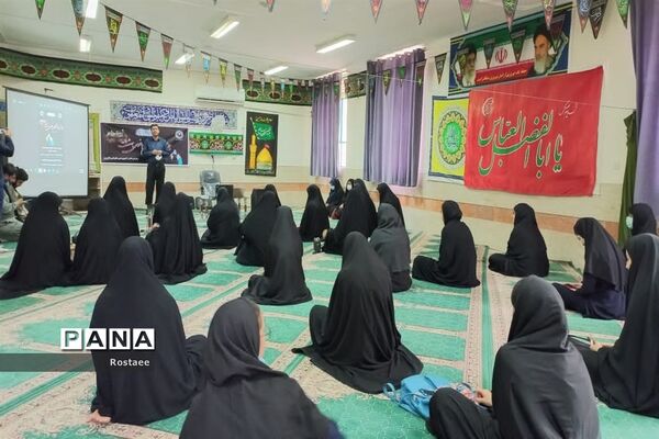 برگزاری همایش دختران بانوی بهشت ویژه دانش‌آموزان عضو سازمان دانش‌آموزی درقیروکارزین