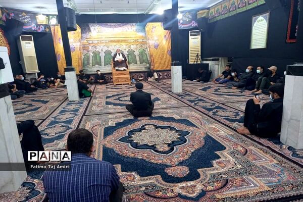 مراسم شب چهارم محرم در مسجد خاتم الانبیا (ص) شهرستان بوشهر
