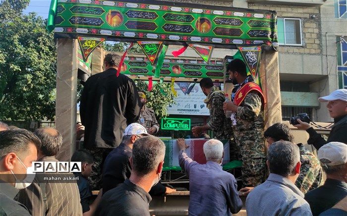 شهدای مدافع حرم، میهمان خیل عزاداران حسینی در گلوگاه