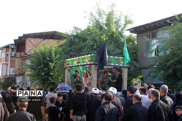 شهدای مدافع حرم، میهمان خیل عزاداران حسینی در گلوگاه