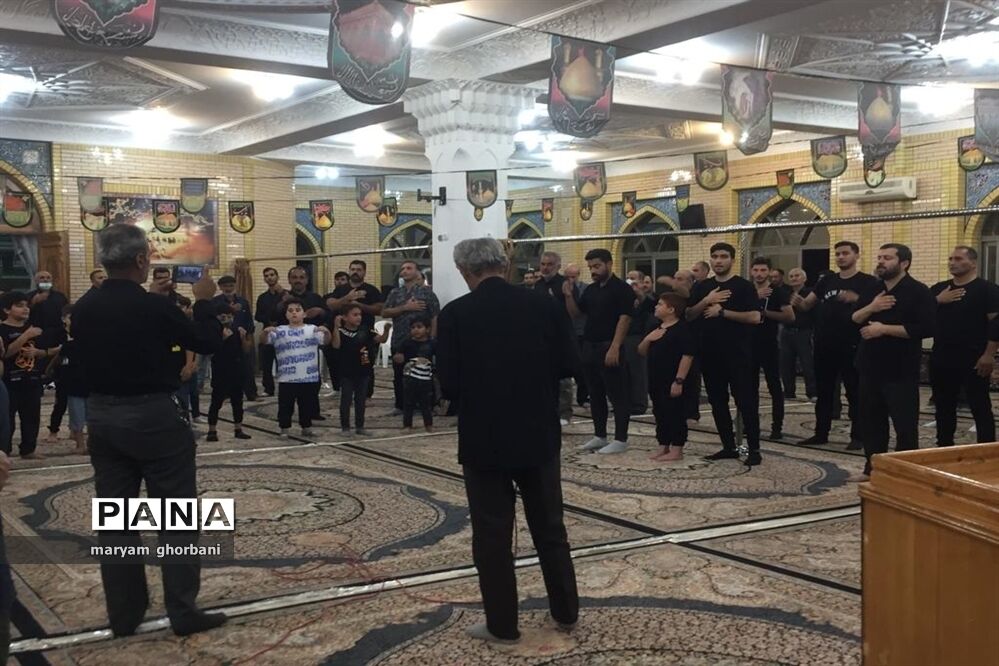 مراسم شب پنجم محرم در بهنمیر
