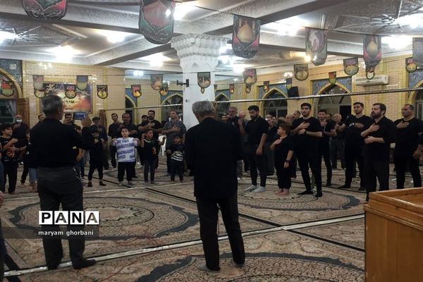 مراسم شب پنجم محرم در بهنمیر