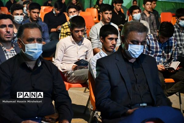عزاداری هیات فرهنگیان شیراز در دبیرستان عشایری شهید بهشتی شیراز