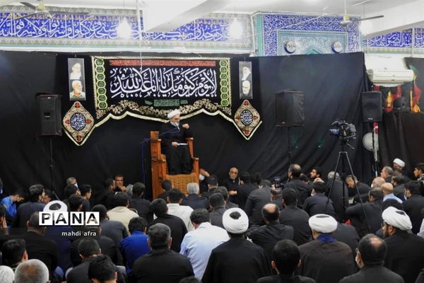 مراسم عزاداری امام حسین (ع)در هیات سید الشهدا‌ی بهبهان