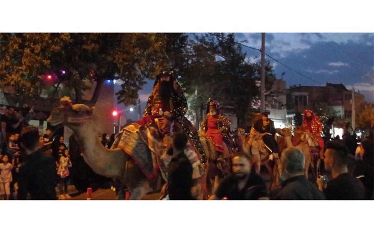 ‌حرکت کاروان نمادین ورود امام حسین (ع) به کربلا در اصفهان