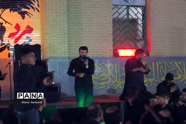 مراسم عزاداری دهه اول محرم در گلزار شهدای زابل