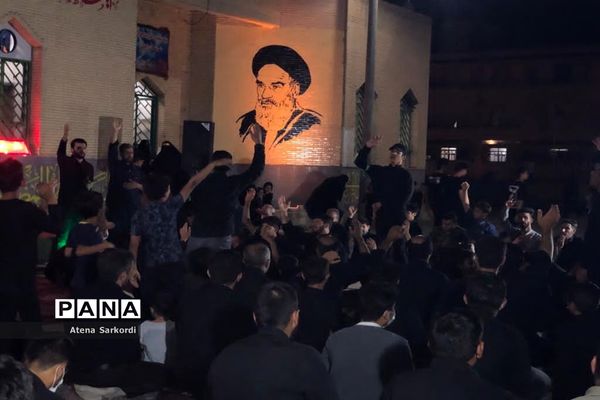 مراسم عزاداری دهه اول محرم در گلزار شهدای زابل