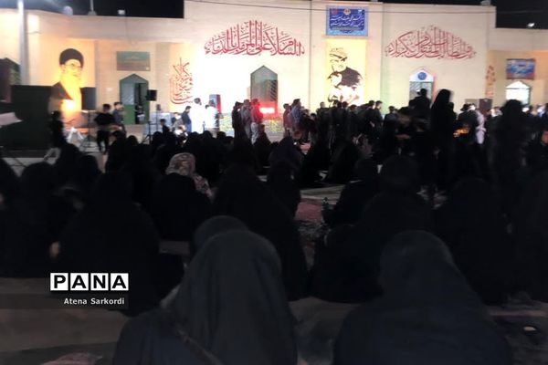 مراسم عزاداری دهه اول محرم در گلزار شهدای زابل