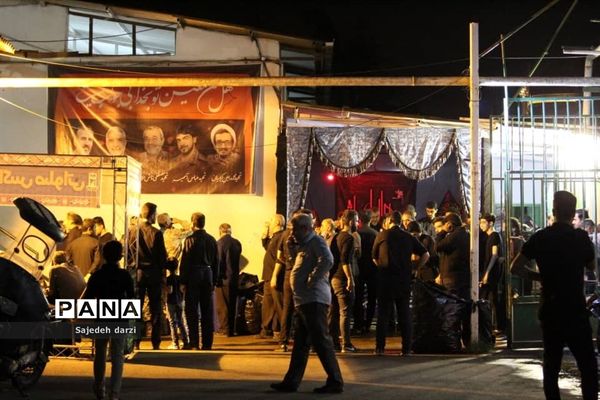 مراسم وداع با پیکر پاک شهدای مدافع حرم در بابل