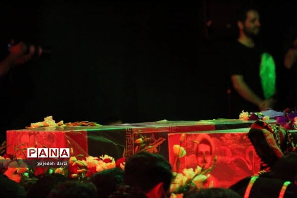 مراسم وداع با پیکر پاک شهدای مدافع حرم در بابل